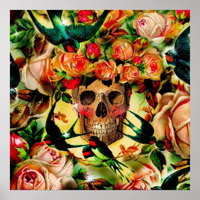 Poster Reine rose (Devant)