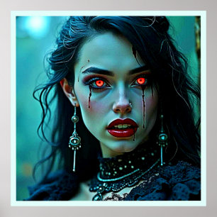 Poster Reine Vampire : Art de la Ténébreuse Séduction