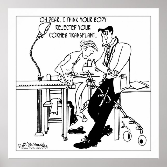 Poster Rejet de greffe de cornée (Devant)