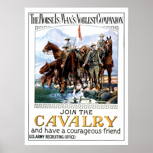 Poster Rejoignez la cavalerie (Devant)