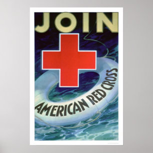 Poster Rejoignez la Croix Rouge - Épargne de vie (US00293