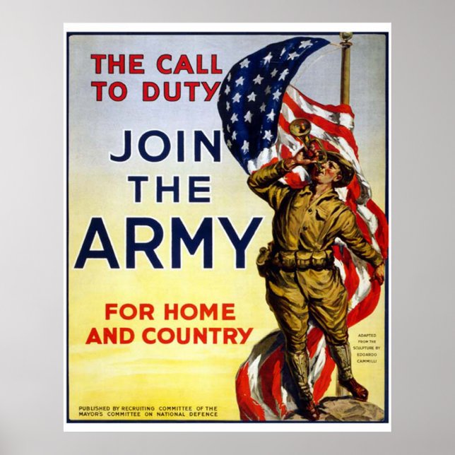 Poster Rejoignez l'armée (Devant)