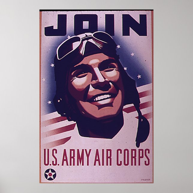 Poster Rejoignez Le Corps Aérien De L'Armée (Devant)