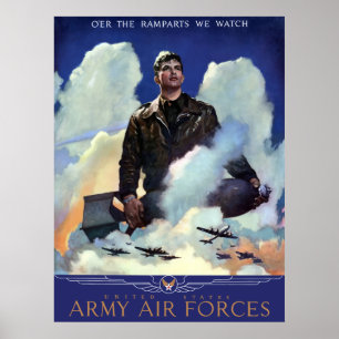 Poster Rejoindre Les Forces Aériennes De L'Armée