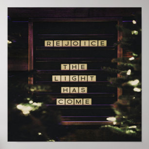 Poster Réjouissez-Vous De La Lumière Qui Est Venue D'Ésaï