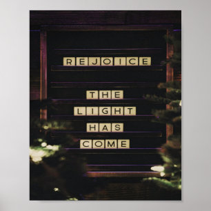 Poster Réjouissez-Vous De La Lumière Qui Est Venue D'Ésaï