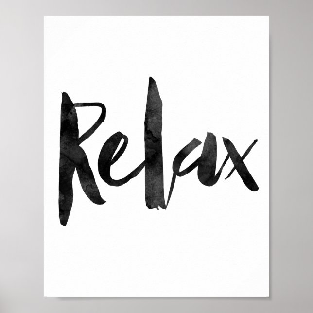 Poster Relax (Devant)