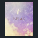 Poster.... Relax Poster<br><div class="desc">Abstract Sky and Clouds with the appearance of glitter</div>