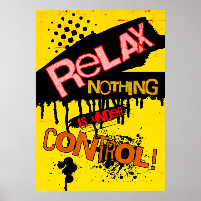 Poster Relax, rien n'est sous contrôle (Devant)