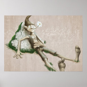 Poster Relaxed elf