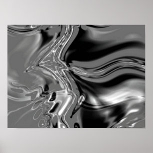Poster Relié ensemble - noir et blanc