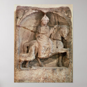 Poster Relief représentant Épona, déesse gauloise
