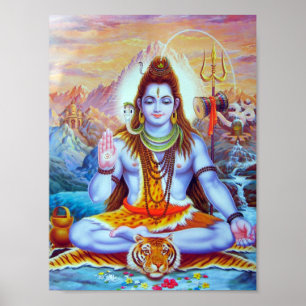 Poster Religion hindoue de Lord Shiva