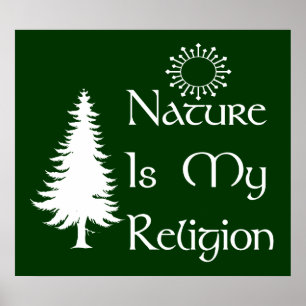 Poster Religion naturelle