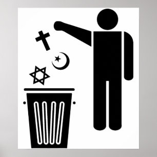 Poster Religion Wastebin
