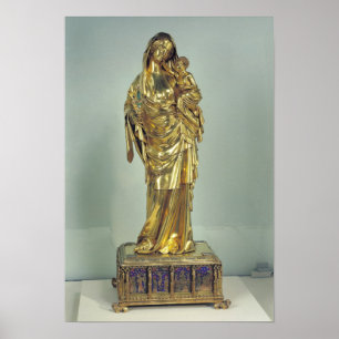 Poster Reliquaire de la Vierge de Jeanne d'Evreux