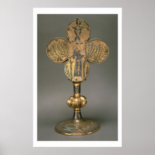 Poster Reliquaire de Monstrance de St Francis d'Assisi,
