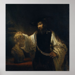 Poster Rembrandt - Aristote Avec Le Buste De Homer
