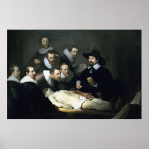 Poster Rembrandt Art Peindre La Leçon D'Anatomie