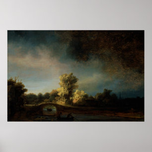 Poster Rembrandt Art Peinture Paysage