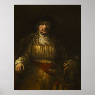 Poster Rembrandt - Autoportrait