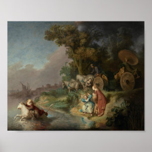 Poster Rembrandt - L'enlèvement d'Europa (1632)
