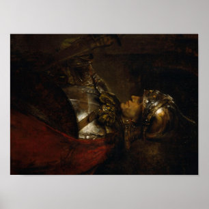 Poster Rembrandt Man in Armor