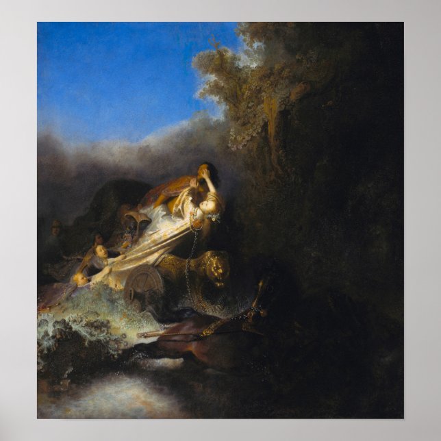 Poster Rembrandt - Proserpina (Devant)