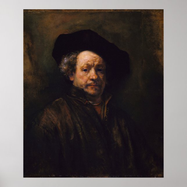 Poster Rembrandt Self Portrait (Devant)