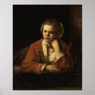 Poster Rembrandt - Servante de cuisine
