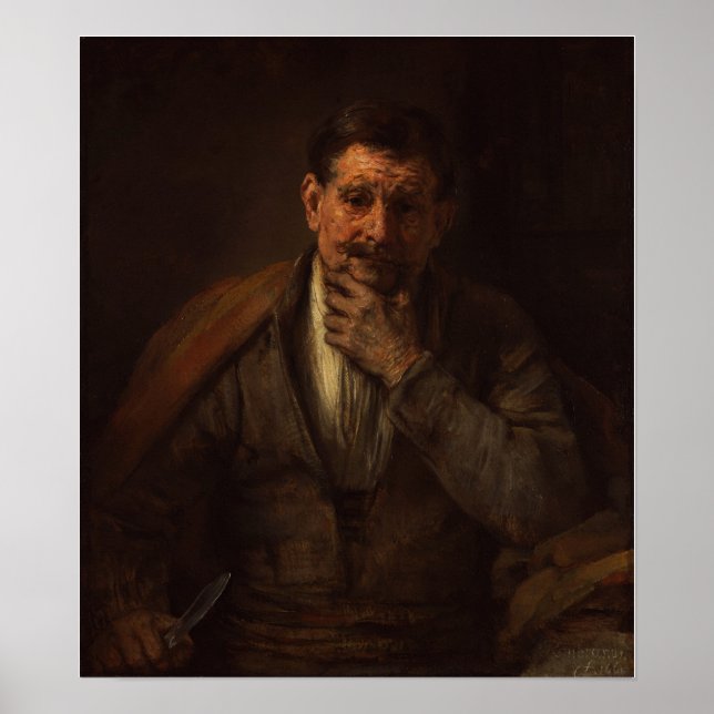 Poster Rembrandt - St Bartholomew (Devant)