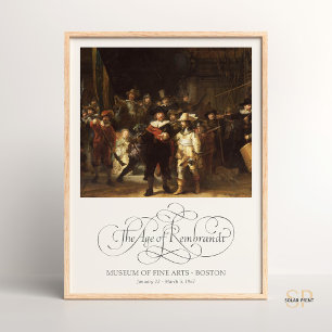 Poster Rembrandt The Night Watch Art Imprimer Vintage