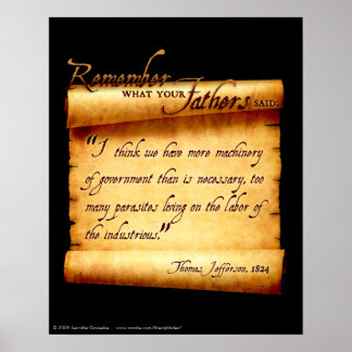 Poster - Remember What Your Fathers Said