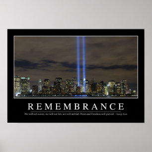 Poster Remembrance: Inspirational Quote