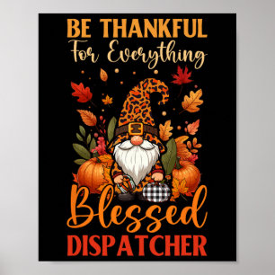 Poster Remerciements Tout Fier Dispatcher Merci