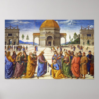 Poster Remise des Clés | Pietro Perugino |