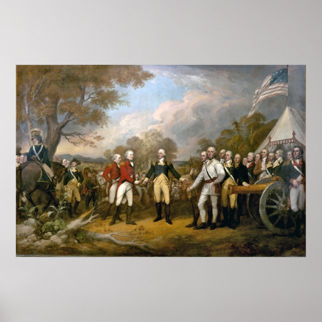 Poster Remise du général Burgoyne - 1822 (Devant)