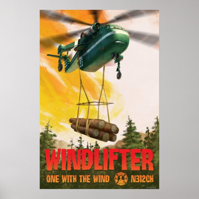 Poster Remonte-Vent - Un Avec Le Vent (Devant)