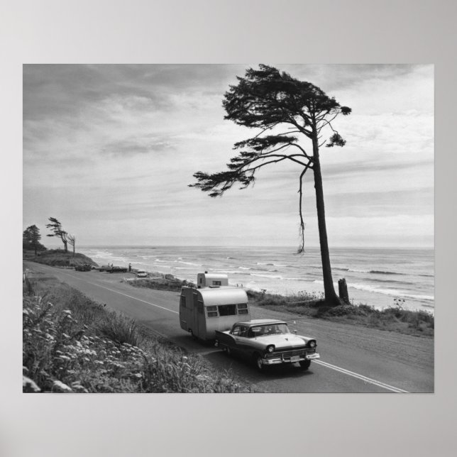 Poster Remorque de traction automobile (Devant)