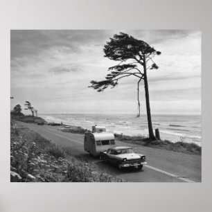 Poster Remorque de traction automobile