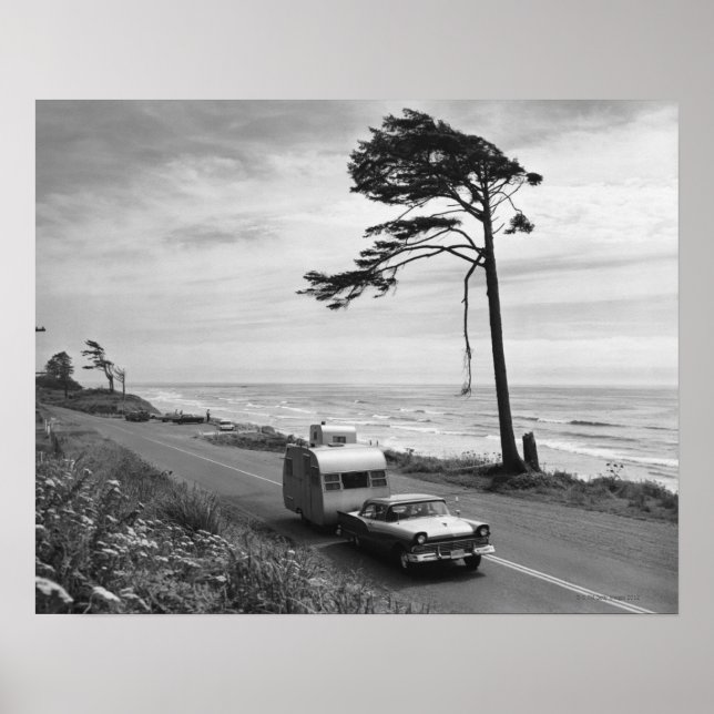 Poster Remorque de traction automobile (Devant)