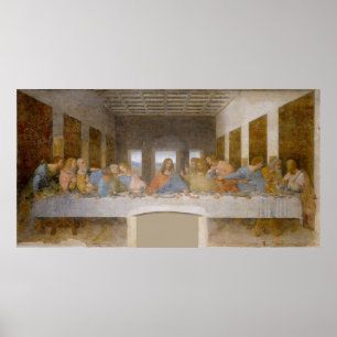 Poster Renaissance Da Vinci peinture : "La Dernière Cène"