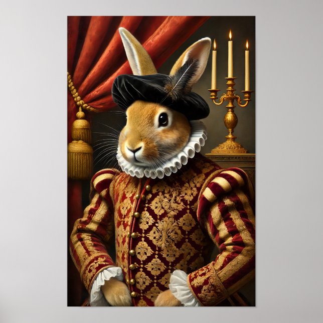 Poster Renaissance Duke Bunny (Devant)