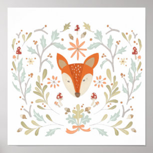 Poster Renard des bois