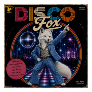 Poster Renard Disco