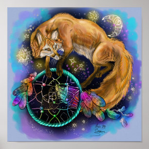Poster Renard DreamCatcher