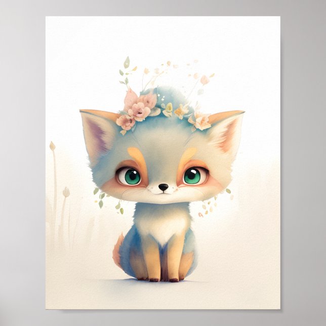 Poster Renard Mignon (Devant)