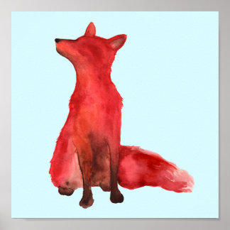 Poster Renard rouge