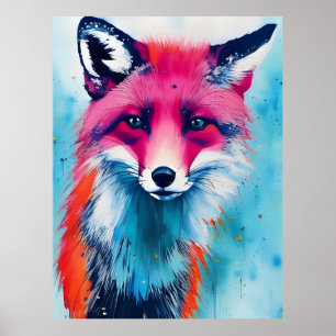 Poster Renard rouge