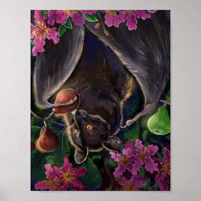 Poster Renard volant Livingstone (Devant)